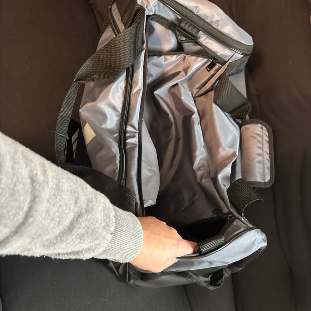 Adidas Black and Gray Duffel Bag - Picture 4 of 4